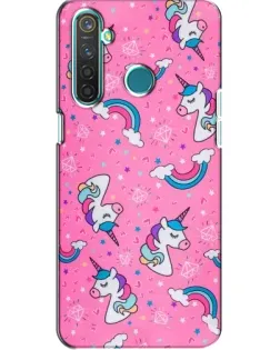 Чохол для Realme 5 з картинкою «Unicorn паттерн рожевий» Чохол для Realme 5 з картинкою «Unicorn паттерн рожевий»