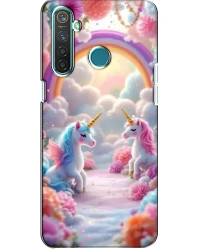 Чохол для Realme 5 з картинкою «Веселка і єдинороги» Чохол для Realme 5 з картинкою «Веселка і єдинороги»