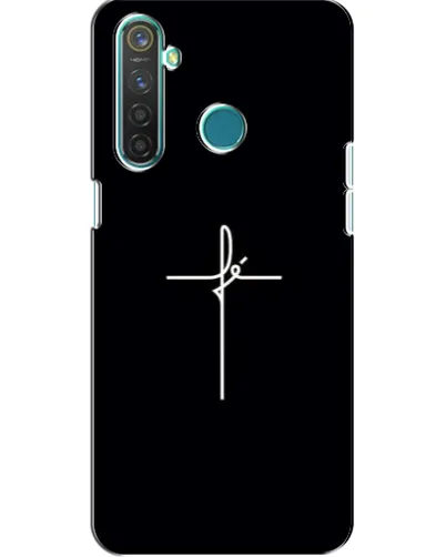Чехол для Realme 5 с картинкой «Тонкий крест» Чехол для Realme 5 с картинкой «Тонкий крест»