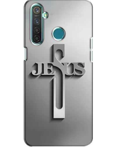 Чехол для Realme 5 с картинкой «Металлический крест Jesus» Чехол для Realme 5 с картинкой «Металлический крест Jesus»