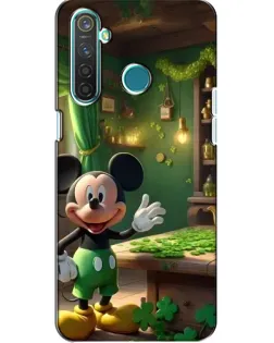 Чохол для Realme 5 з картинкою «Міккі в майстерні»