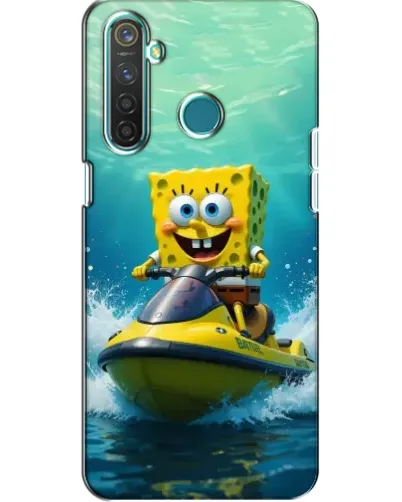 Чохол для Realme 5 з картинкою «Спанч Боб на гідроциклі» Чохол для Realme 5 з картинкою «Спанч Боб на гідроциклі»