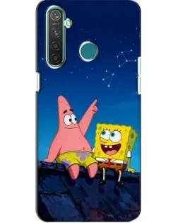 Чохол для Realme 5 з картинкою «Губка Боб та Патрік вночі» Чохол для Realme 5 з картинкою «Губка Боб та Патрік вночі»
