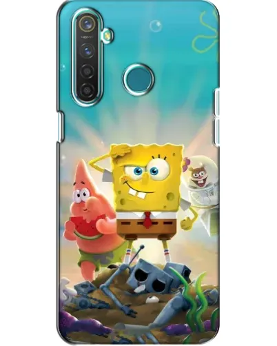 Чохол для Realme 5 з картинкою «Спанч Боб переможець» Чохол для Realme 5 з картинкою «Спанч Боб переможець»