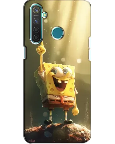 Чохол для Realme 5 з картинкою «Сяючий Спанч Боб» Чохол для Realme 5 з картинкою «Сяючий Спанч Боб»