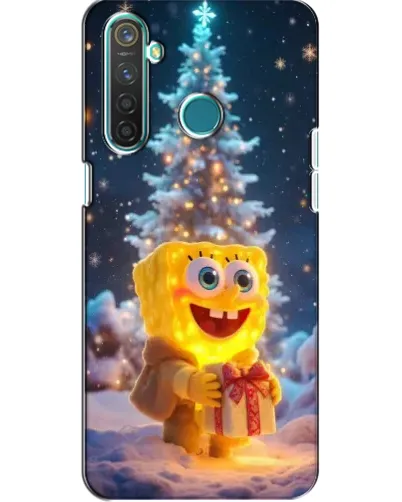 Чохол для Realme 5 з картинкою «Різдвяний Спанч Боб» Чохол для Realme 5 з картинкою «Різдвяний Спанч Боб»