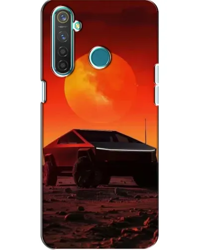 Чохол для Realme 5 з картинкою «Cybertruck на Марсі»