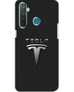 Чохол для Realme 5 з картинкою «Сталевий логотип Tesla» Чохол для Realme 5 з картинкою «Сталевий логотип Tesla»