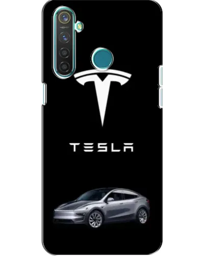 Чохол для Realme 5 з картинкою «Tesla Model Y»