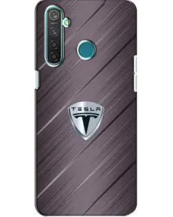 Чохол для Realme 5 з картинкою «Металева текстура Tesla» Чохол для Realme 5 з картинкою «Металева текстура Tesla»