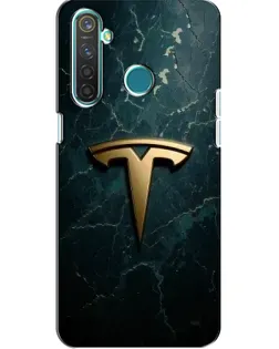 Чохол для Realme 5 з картинкою «Мармурова Tesla Gold» Чохол для Realme 5 з картинкою «Мармурова Tesla Gold»