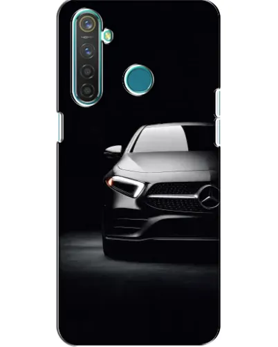 Чехол для Realme 5 с картинкой «Свет фар Mercedes»