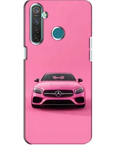 Чехол для Realme 5 с картинкой «Розовый Mercedes AMG» Чехол для Realme 5 с картинкой «Розовый Mercedes AMG»