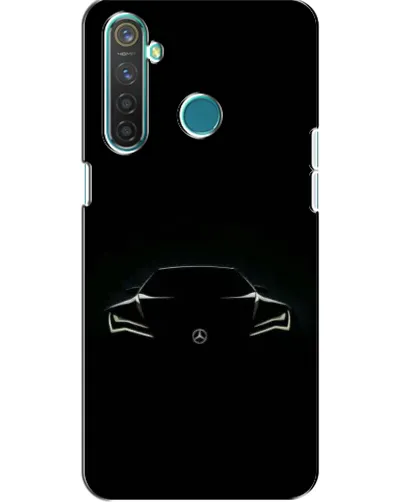 Чехол для Realme 5 с картинкой «Mercedes — силуэт авто» Чехол для Realme 5 с картинкой «Mercedes — силуэт авто»