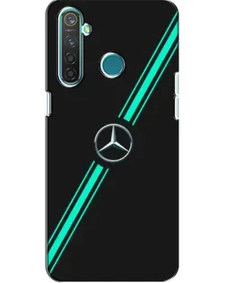 Чехол для Realme 5 с картинкой «Спортивные линии Mercedes»