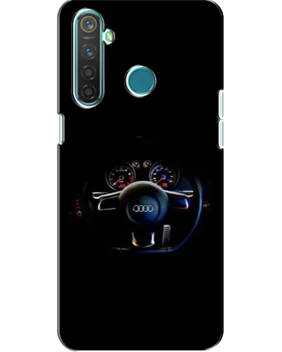 Чехол для Realme 5 с картинкой «Салон Audi — руль» Чехол для Realme 5 с картинкой «Салон Audi — руль»