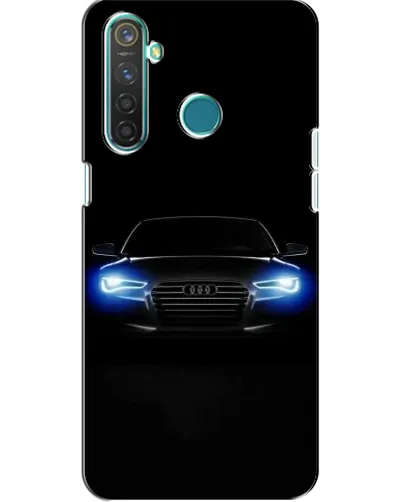 Чехол для Realme 5 с картинкой «Audi в неоне» Чехол для Realme 5 с картинкой «Audi в неоне»