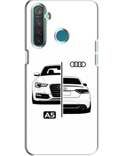 Чохол для Realme 5 з картинкою «Audi — контрастний дизайн» Чохол для Realme 5 з картинкою «Audi — контрастний дизайн»