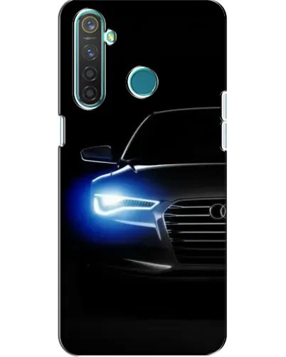 Чехол для Realme 5 с картинкой «Неоновый взгляд Audi» Чехол для Realme 5 с картинкой «Неоновый взгляд Audi»