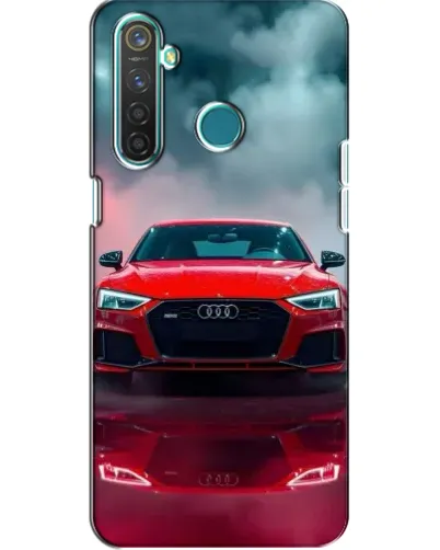 Чехол для Realme 5 с картинкой «Audi RS — красный стиль» Чехол для Realme 5 с картинкой «Audi RS — красный стиль»
