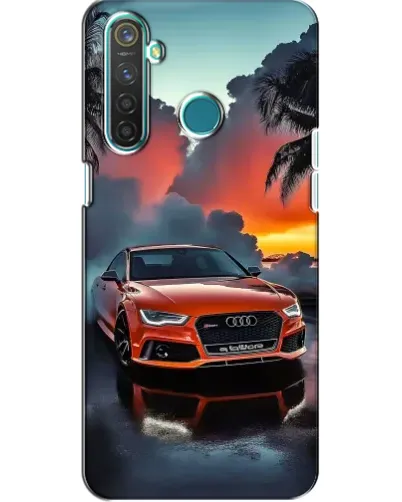 Чехол для Realme 5 с картинкой «Audi — закат» Чехол для Realme 5 с картинкой «Audi — закат»