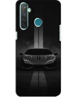 Чохол для Realme 5 з картинкою «Lamborghini симетрія доріг»
