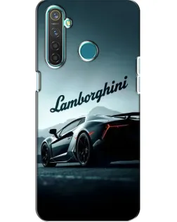 Чохол для Realme 5 з картинкою «Класичний Lamborghini надпис»