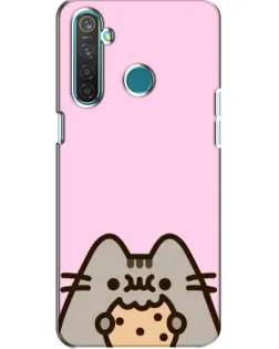 Чохол для Realme 5 з картинкою «Pusheen та печиво» Чохол для Realme 5 з картинкою «Pusheen та печиво»