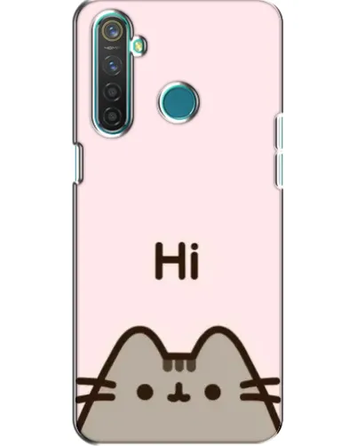 Чохол для Realme 5 з картинкою «Пушин каже Hi» Чохол для Realme 5 з картинкою «Пушин каже Hi»