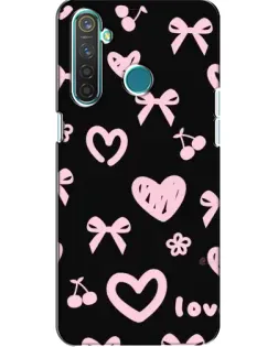Чехол для Realme 5 с картинкой «Сатиновый бант»