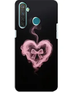 Чехол для Realme 5 с картинкой «Дымчатое сердце»