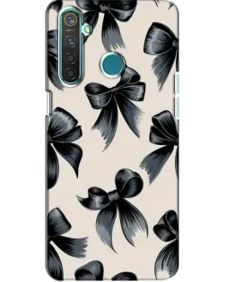 Чехол для Realme 5 с картинкой «Банты Coquette»
