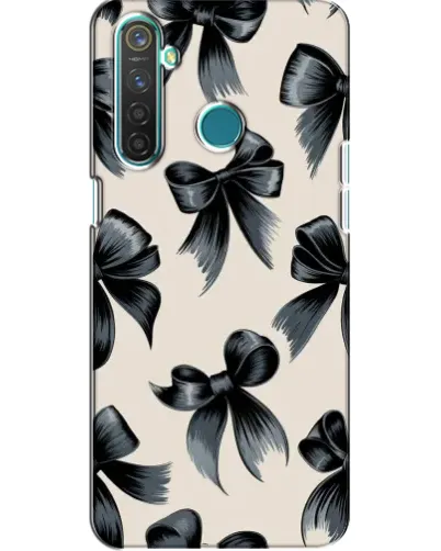 Чехол для Realme 5 с картинкой «Банты Coquette»