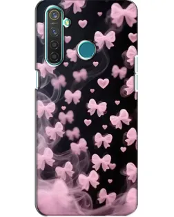 Чехол для Realme 5 с картинкой «Неоновое кружево»