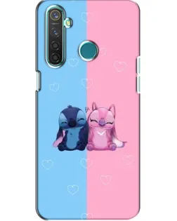 Чохол для Realme 5 з картинкою «Stitch та Angel Love» Чохол для Realme 5 з картинкою «Stitch та Angel Love»