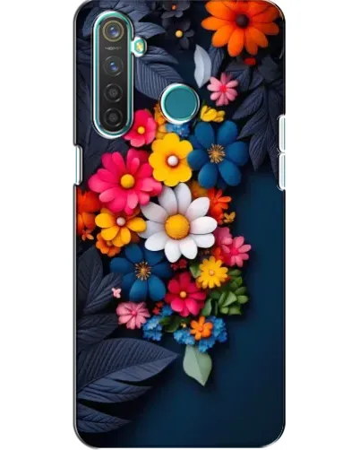 Чохол для Realme 5 з картинкою «Квіткова феєрія»