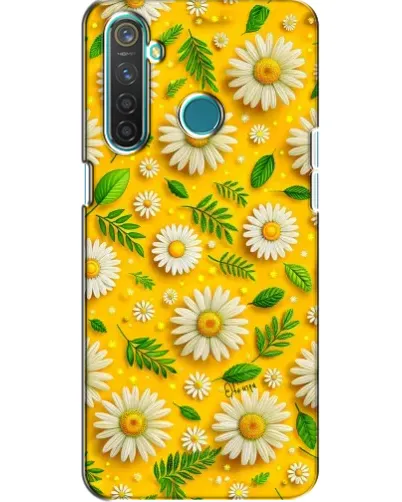 Чохол для Realme 5 з картинкою «Ромашкове сонце»