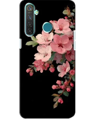 Чохол для Realme 5 з картинкою «Рожева гілка сакури»