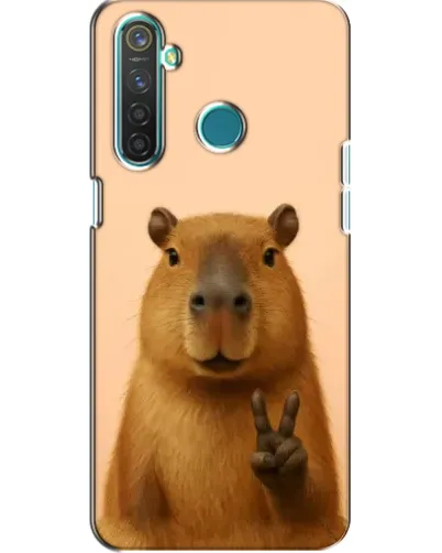 Чехол для Realme 5 с картинкой «Капибара виктория» Чехол для Realme 5 с картинкой «Капибара виктория»