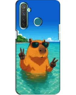 Чохол для Realme 5 з картинкою «Морська капібара» Чохол для Realme 5 з картинкою «Морська капібара»