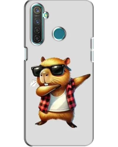 Чехол для Realme 5 с картинкой «Капибара рэпер даб» Чехол для Realme 5 с картинкой «Капибара рэпер даб»