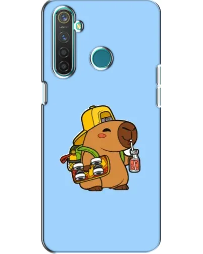 Чехол для Realme 5 с картинкой «Капибара на скейте» Чехол для Realme 5 с картинкой «Капибара на скейте»