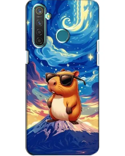 Чехол для Realme 5 с картинкой «Капибара Ван Гога» Чехол для Realme 5 с картинкой «Капибара Ван Гога»
