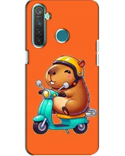 Чохол для Realme 5 з картинкою «Капібара на скутері» Чохол для Realme 5 з картинкою «Капібара на скутері»