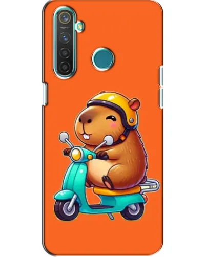 Чехол для Realme 5 с картинкой «Капибара на скутере» Чехол для Realme 5 с картинкой «Капибара на скутере»