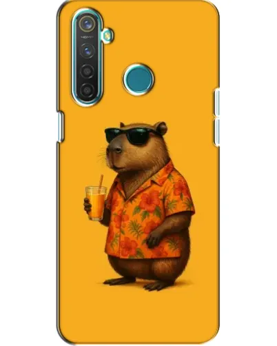 Чехол для Realme 5 с картинкой «Капибара на отдыхе» Чехол для Realme 5 с картинкой «Капибара на отдыхе»
