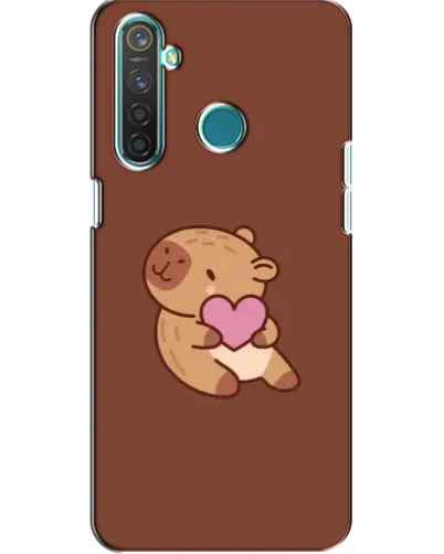 Чехол для Realme 5 с картинкой «Капибара с сердцем» Чехол для Realme 5 с картинкой «Капибара с сердцем»