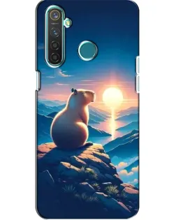 Чохол для Realme 5 з картинкою «Захід сонця з капібарою» Чохол для Realme 5 з картинкою «Захід сонця з капібарою»