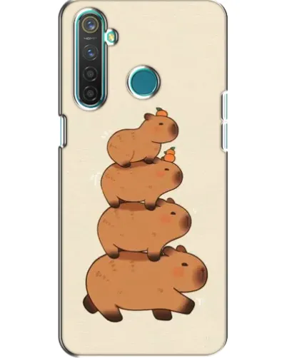 Чехол для Realme 5 с картинкой «Башня из капибар» Чехол для Realme 5 с картинкой «Башня из капибар»