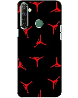 Чохол для Realme 6i з картинкою «Jordan Red Pattern» Чохол для Realme 6i з картинкою «Jordan Red Pattern»